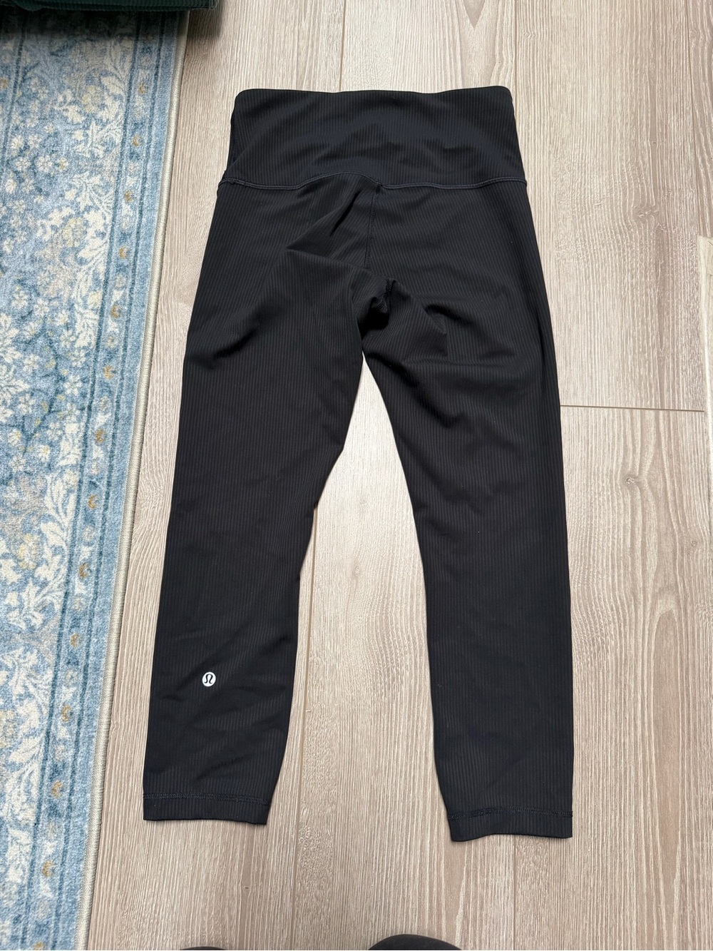 Lululemon Wunder train ribbed leggings clean girl activewear Pilates workout